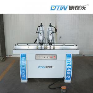 China 1.5kw Double Heads Plywood Drilling Machine Cabinet Door Hinge Drilling Machine on sale