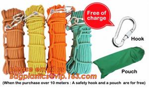 China climbing rope, protective escape rope polyester rope, escape rope, High-altitude escape rope rescue rope(fire escape,res on sale