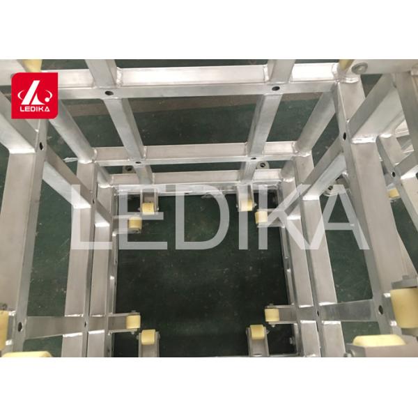 Truss Ground Support Tower Sleeve Corner Block Aluminum Square Box