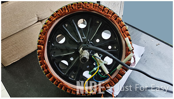 Automatic E Bike Hub Motor Winding Machine With 2 Station Flyer Coil Wider