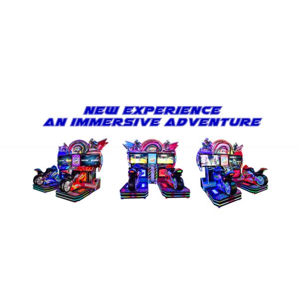 Speed R Double Players Motorcycle Arcade Game Machine Coin Operation