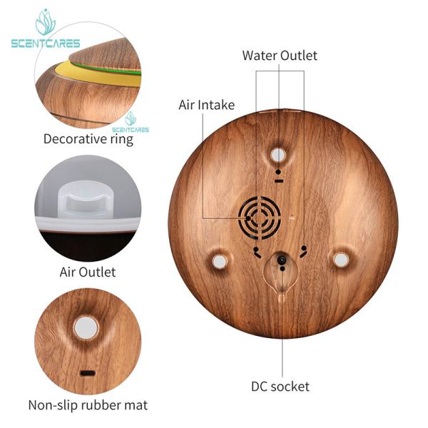 150 CFM Wood Aromatherapy Diffuser For Bedroom