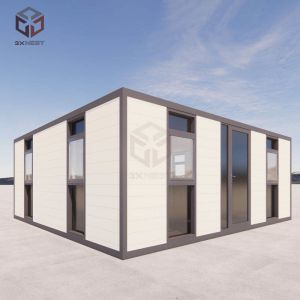 40 Feet Flat Pack Folding House Expandable Prefab Tiny Home 72 Square Meter