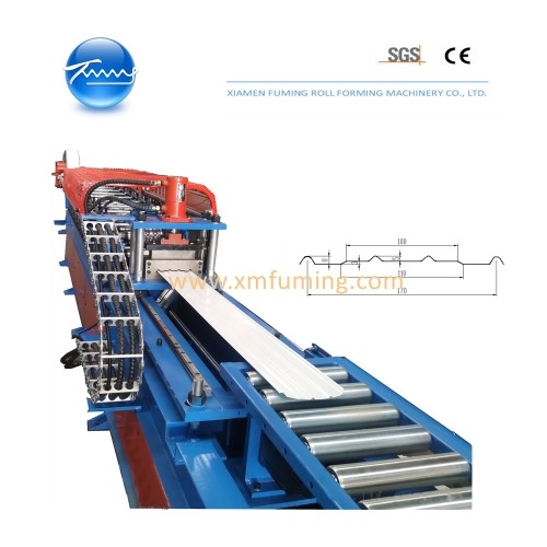 Custom Fencing Post Roll Forming Machine 4KW Powerful Hydraulic Cutting