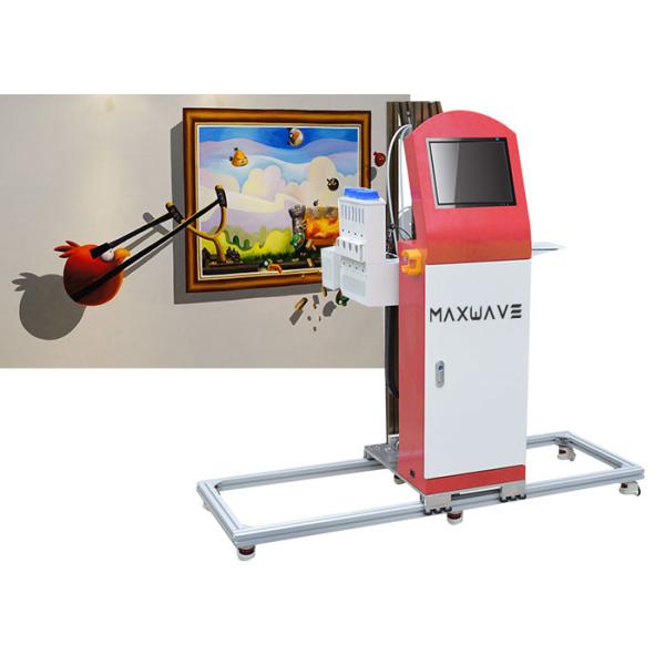 Multi Colors 720x720dpi Vertical Wall Painting Machine DX10 Head
