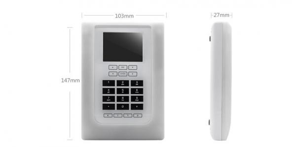 Wireless Integrated Security Systems GMS Motion Sensor LCD monitor Alarm with APP CX809S