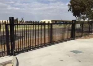 Quality Powder Coated 4x8 Wrought Iron Fence Panels , Wrought Iron Fence Gate for sale