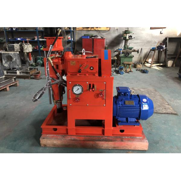Red 200m 250m Portable Hydraulic Water Well Drilling Rig Borehole Machine