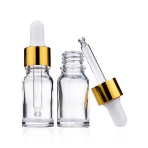 Quality 10ml  Transparent Bottle  For Essential Oil With Glass  Dropper  Manufacturers Hot Sale for sale