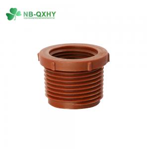 Quality Flexible Pn16 Pph Pipe Fittings Threaded Coupling Adaptor for Hot and Cold Water Pipes for sale