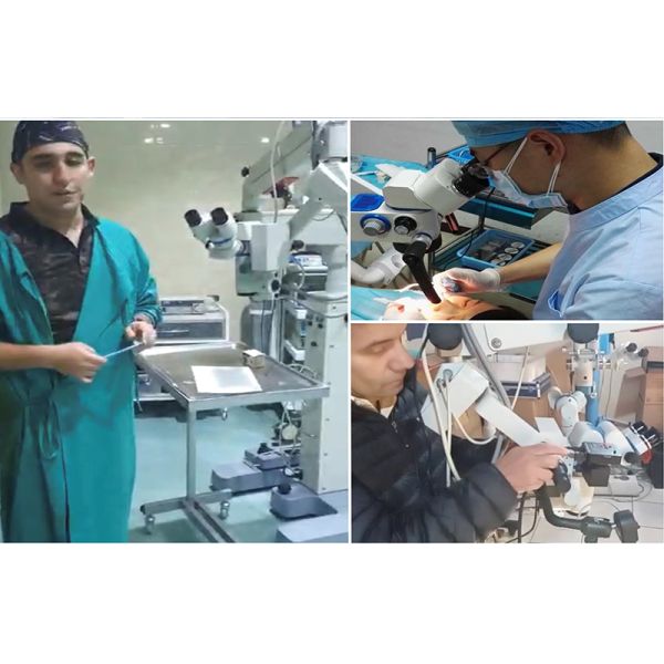 Dual Head Neurosurgery Brain Surgery ENT Operating Microscope