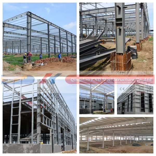 Industrial Prefabricated Steel Structure Workshop Custom Modular Prefab Building