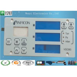 Multi Layer Circuit Polydome Switch Control Keypad Panel Four Display Window