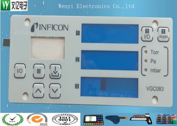 Buy Multi Layer Circuit Polydome Switch Control Keypad Panel Four Display Window Easy Pull Strip at wholesale prices