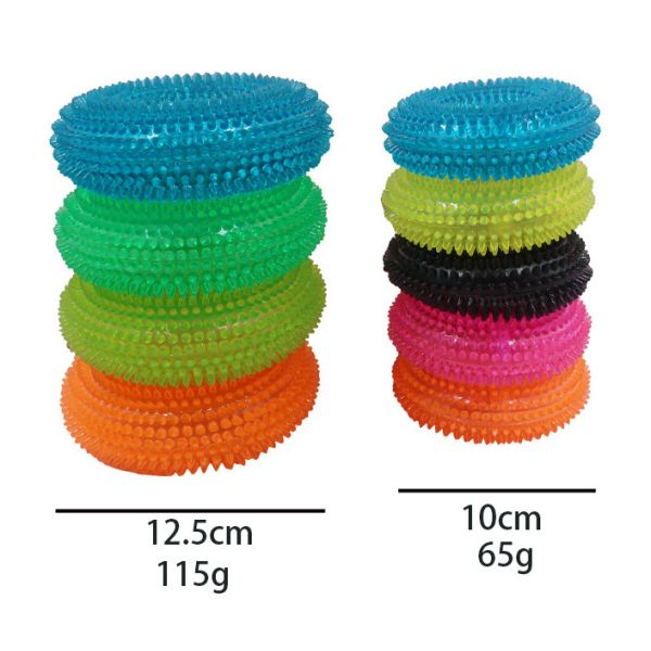 Donut Shape Squeaky Pet Chew Toys For Dog Training Fetching Teething