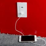 LD-U001 4.2A Smart High Speed USB Charger Outlet , 2 USB Ports with 2 Wall