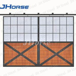 Quality Bamboo wood painted equestrian Economy large horse Stable Fronts for sale