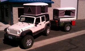 Quality CE Approved Hard Shell Roof Top Tent , Jeep Wrangler Tents For Camping for sale