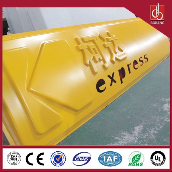 Thermoforming Acrylic Wall Mounted Billboard