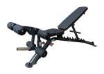 Multi Function Adjustable Exercise Bench With Weight Plates