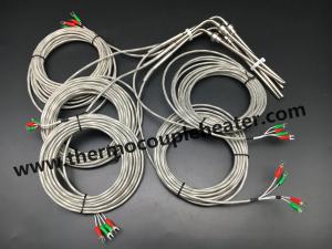 Quality Exhaust Gas Temperature Sensor Thermocouple Type K Duplex 4 Wire for sale