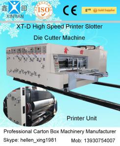 Auto Fold Carton Sealing Machine With Ceramic Anilox Roller And Stacker
