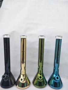 China Frosted Borosilicate Glass Smoking Set Custom Glass Bong 12Inch on sale