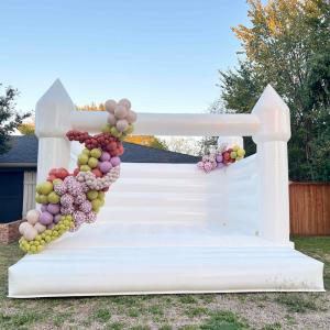 Quality Outdoor Inflatable Bounce House White Wedding Bouncer Inflatable Jumping Bounce House for sale