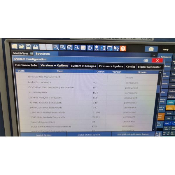 Rohde & Schwarz FSW43 Ultra Wideband Signal Spectrum Analyzer 43.5 GHz