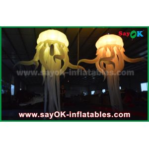 China Colorful Nylon Inflatable Lighting Decoration in  Octopus Shape With Led Light on sale