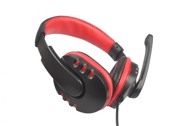 Buy Red Noise Cancelling Gaming Headset For Music Listening , Laptop Gaming Headset at wholesale prices