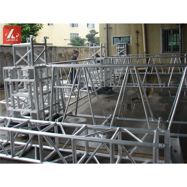 Outdoor Activities 6082 T6 Aluminum Foldable Truss With Customized Shaped