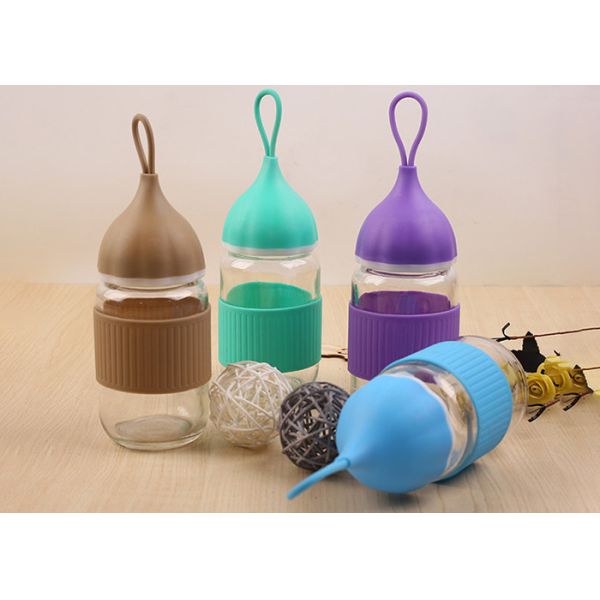 Colorful Drinking Water Bottle 350ml Capacity Customized Logo Printing