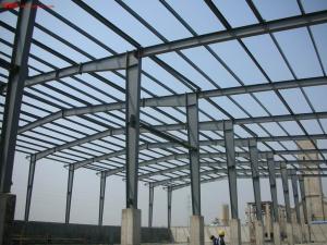 Quality Commercial Construction Steel Frame Buildings Fabricated By Q345B With Painting for sale