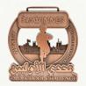 Tailored Custom Sports Medals Commemorative Copper Plating Silver / Bronze / Gold Finish for sale