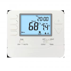 China 24V Heat Pump 2H / 1C  HVAC ABS Multi Stage Thermostat For Office / Bar on sale