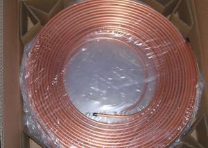 China C10100 C10200 C11000 Copper Pipe Tube , 5 8 Inch Copper Pipe For Refrigerator on sale