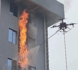 China Firefighter Drones for Wildland and Urban Buildings Fire Rescue on sale