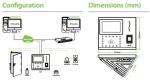 G3 FACE RECOGNITION TIME ATTENDANCE FINGERPRINT READER TIME CLOCK WITH TCP/IP