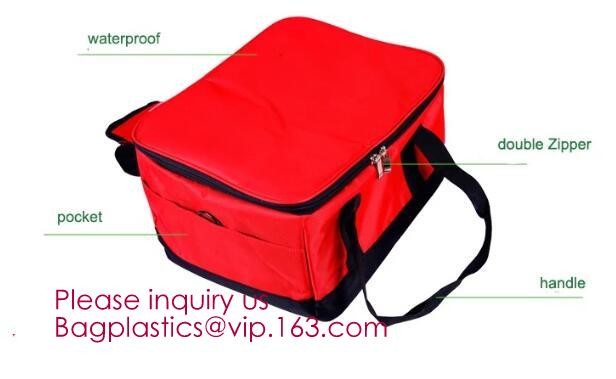 Manufacturer customized portable student instant bag aluminum foil thermal insulation small round food delivery cooler b