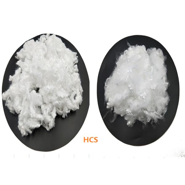 7d*64mm Hollow Conjugated Siliconized Polyester Fiber For Filling Sofa Pillow