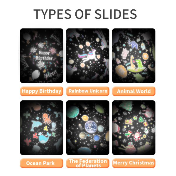 Rotatable Starry Galaxy Projector ABS Bosllo LED Light Projector