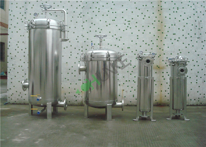 Multi Cartridge Stainless Steel Water Filter Housing SS304 SS316 For Water Treatment