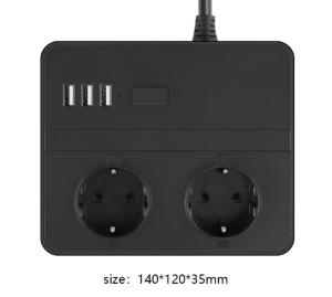 With USB expansion socket, customize 4-8 bit socket of plug intelligent socket in different countries
