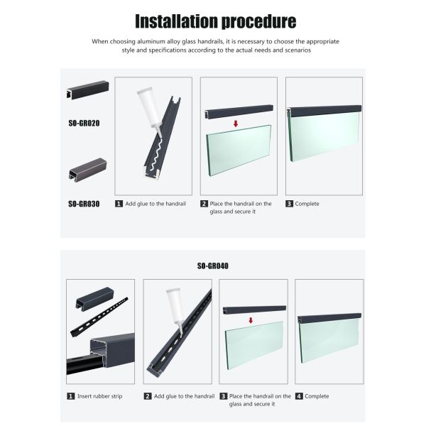 Electrophoresis Multi-Color Aluminum Alloy Railing Light for Luxury Style Decoration