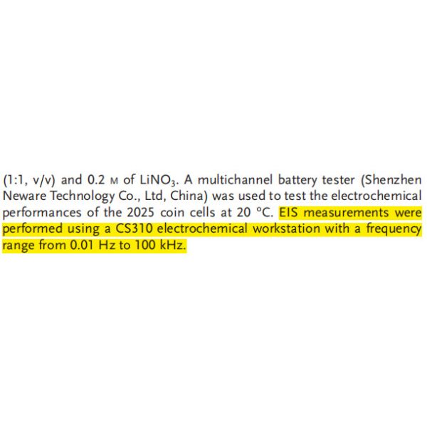 Energy / Battery Testing Potentiostat Galvanostat CS2350M