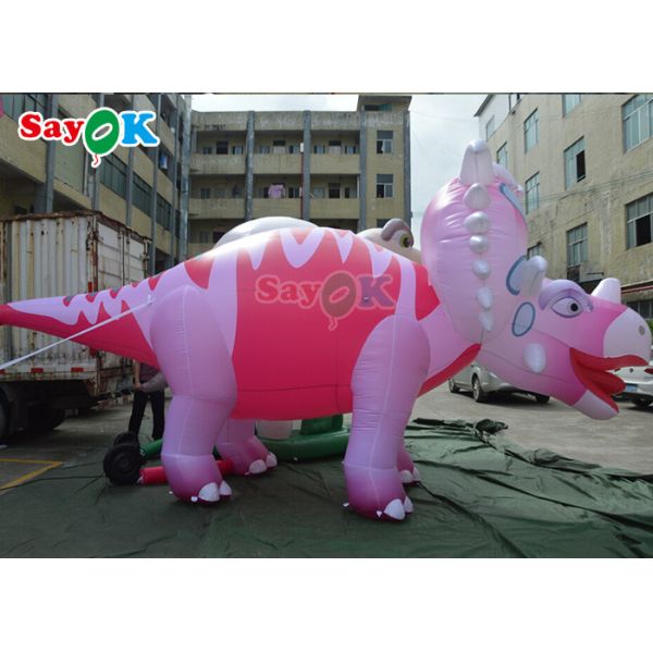 4m Inflatable Giant Dinosaur For Festive Decoration Wind Resistance