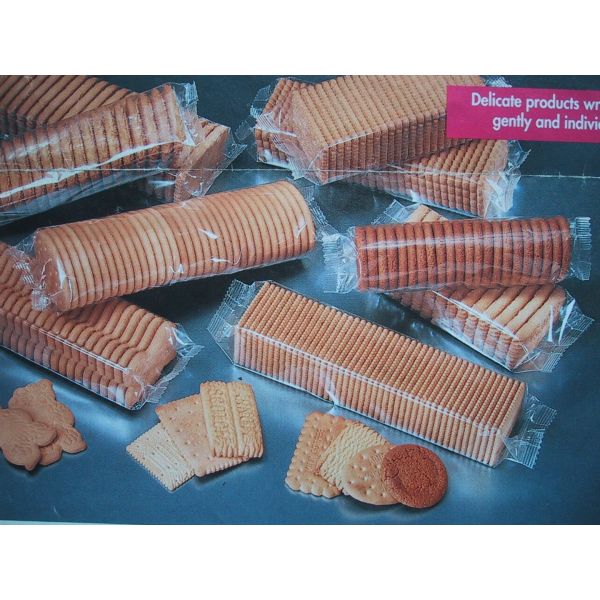 30 To 120Packs/Minute Automatic Packaging Machine For Cookies / Wafer / Biscuit