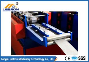 Quality Red color 2018 new type PLC control automatic door frame roll forming machine high precision and smooth made in China for sale