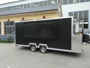 Quality Affordable Outdoor Mobile Kitchen Hot Dog Cart Halal Pizza Food Truck Mobile BBQ Food Trailer Fully Equipped for sale